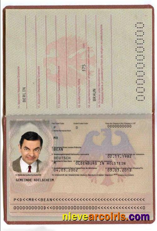 Germany passport 2005-2017